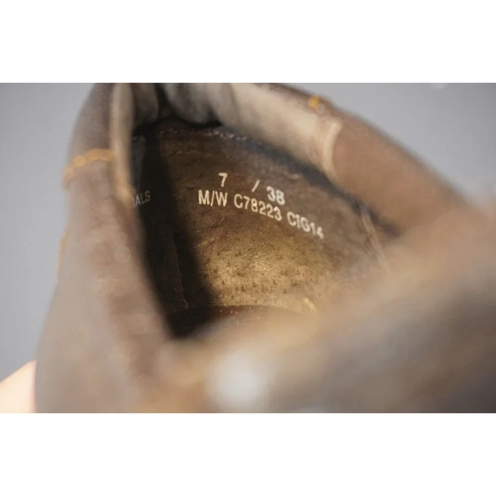 b.o.c. Born Leather Laurium Leather Monk Strap Shoes Clogs Womens 7 Brown
